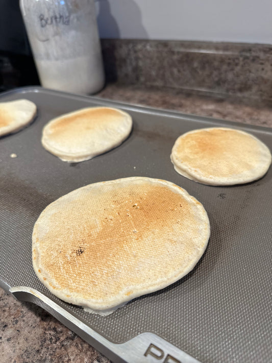 Overnight Sourdough Pancakes