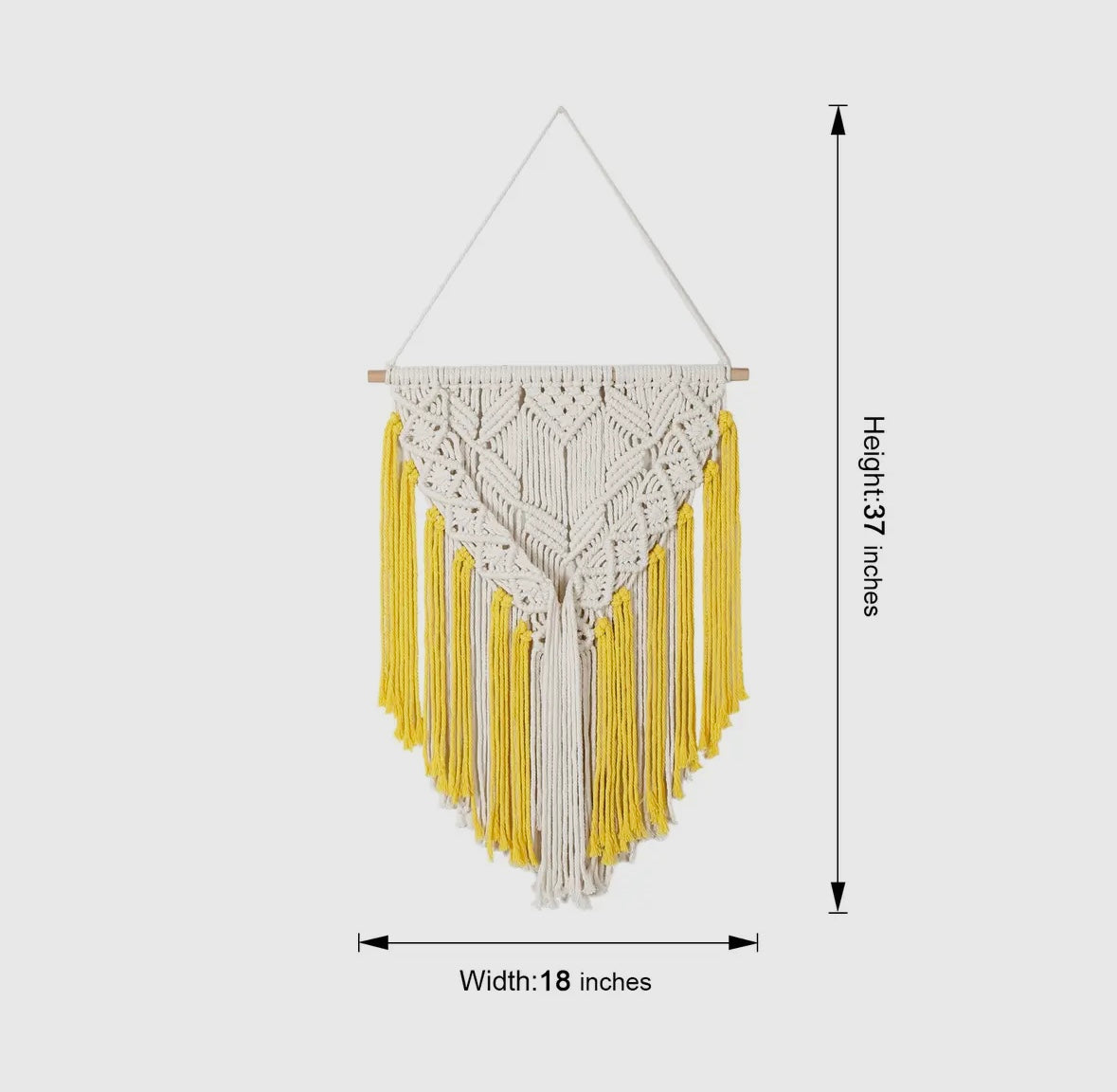 Sunshine Macrame Handwoven Tapestry