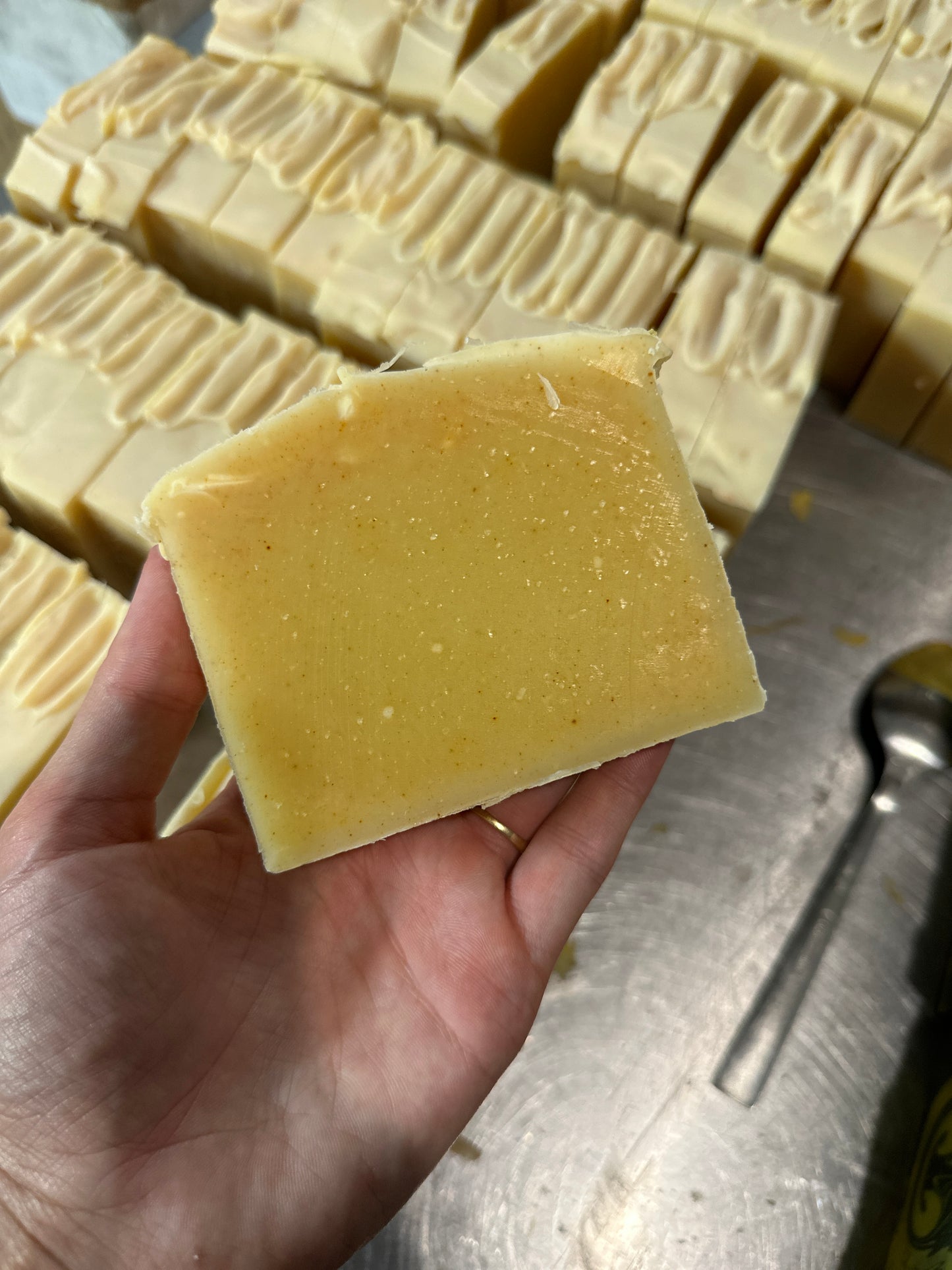 Lemon Italian Ice Cold Process Bar