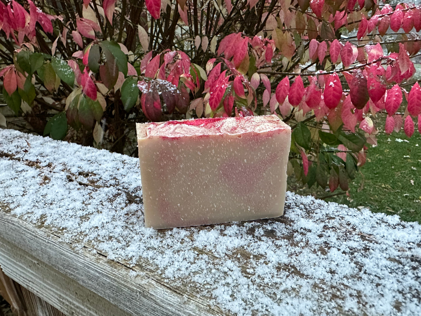 Candy Cane Swirl Cold Process Soap (Peppermint & Vanilla)