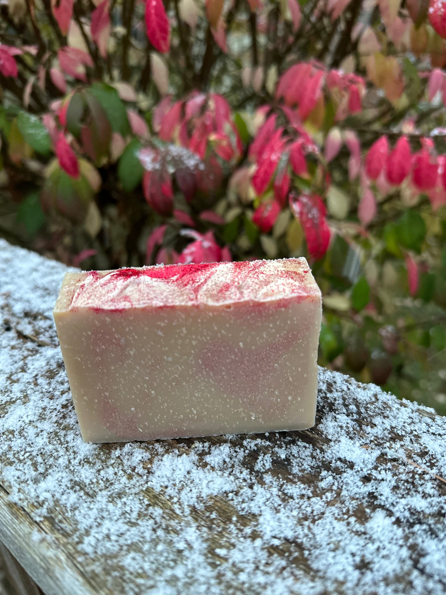 Candy Cane Swirl Cold Process Soap (Peppermint & Vanilla)