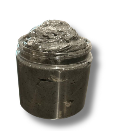 Dead Sea Facial Scrub with charcoal & clay
