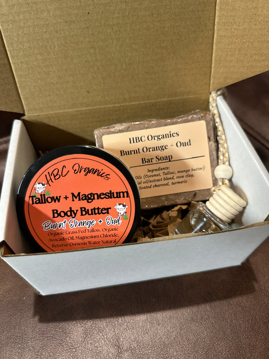 Burnt Orange + Oud Magnesium Gift Bundle