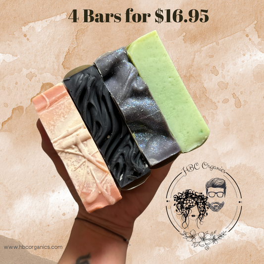 4 Pack Closeout soaps