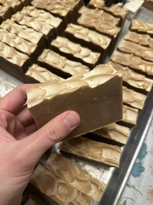 Smokey Mint Shaving Bar Soap