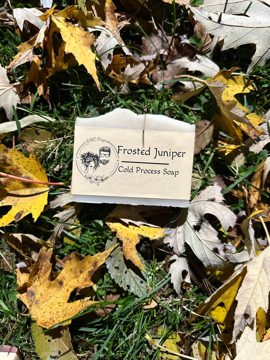 Frosted Juniper Cold Process Bar