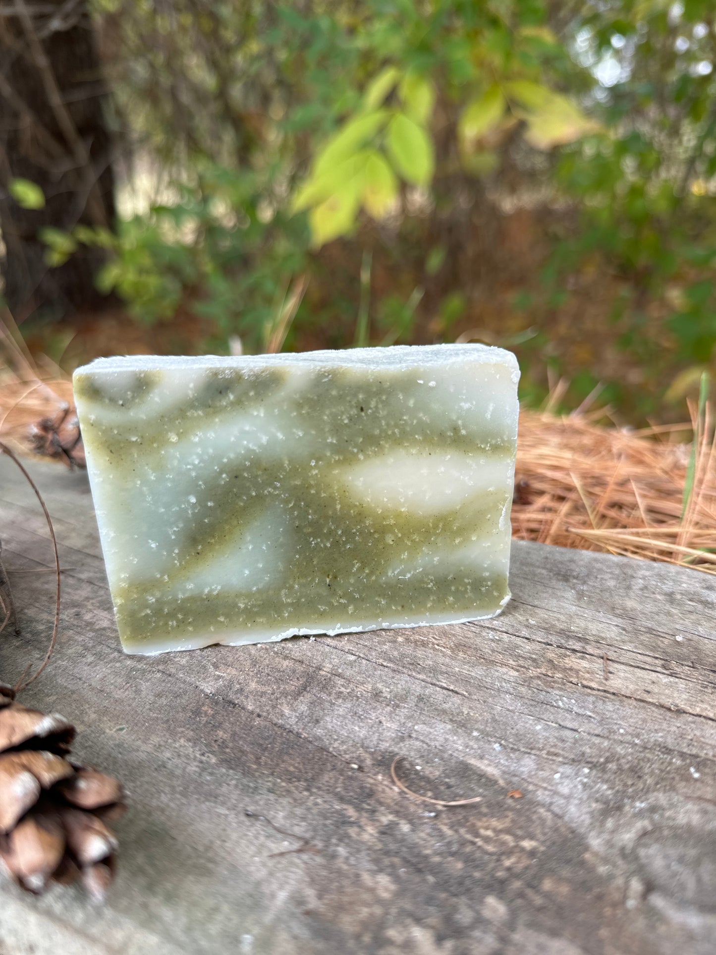 Frosted Juniper Cold Process Bar Soap
