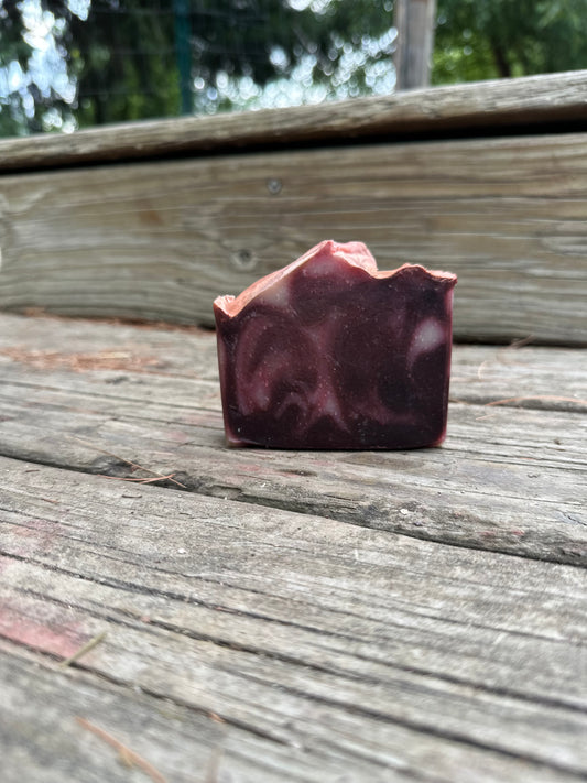 Strawberries & Cream Artisan Soap | Cold Process Soap For Summertime