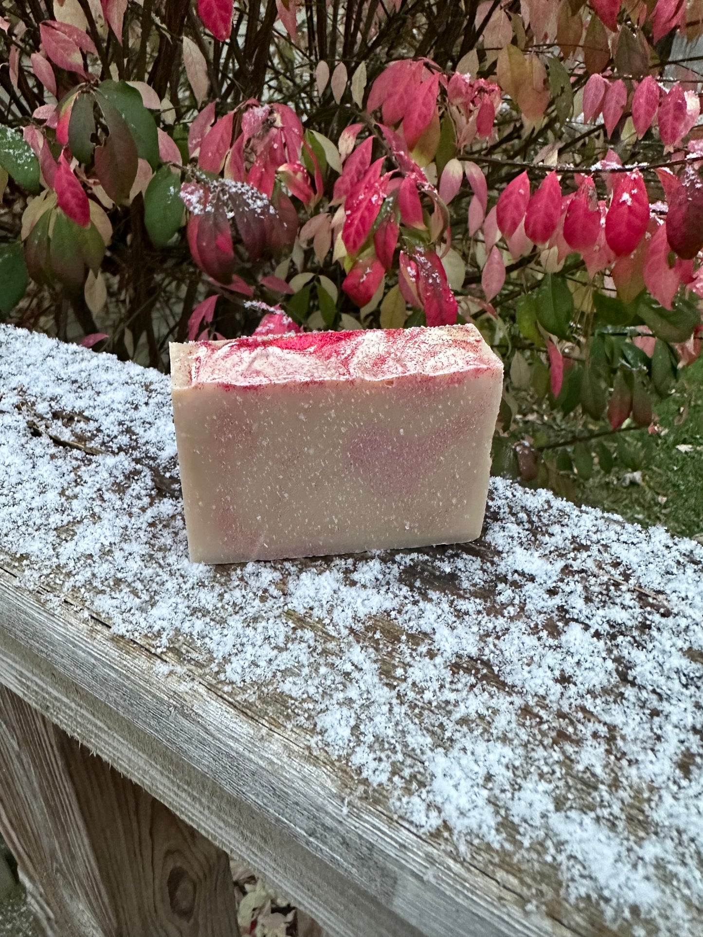 Candy Cane Swirl Cold Process Soap (Peppermint & Vanilla)