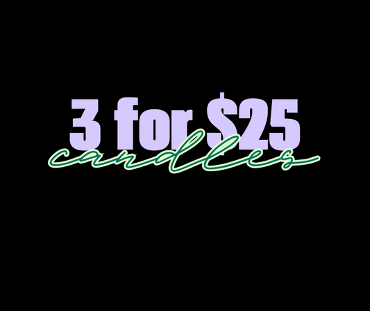 3 for $25 candles Bundle